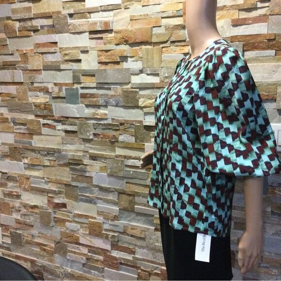 HUNTER BELL Finley Blouse - Subway Tile - Picture 5 of 12